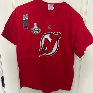 Ilya Kovalchuk New Jersey Devils VINTAGE 2012 Stanley Cup Finals L NHL Shirt